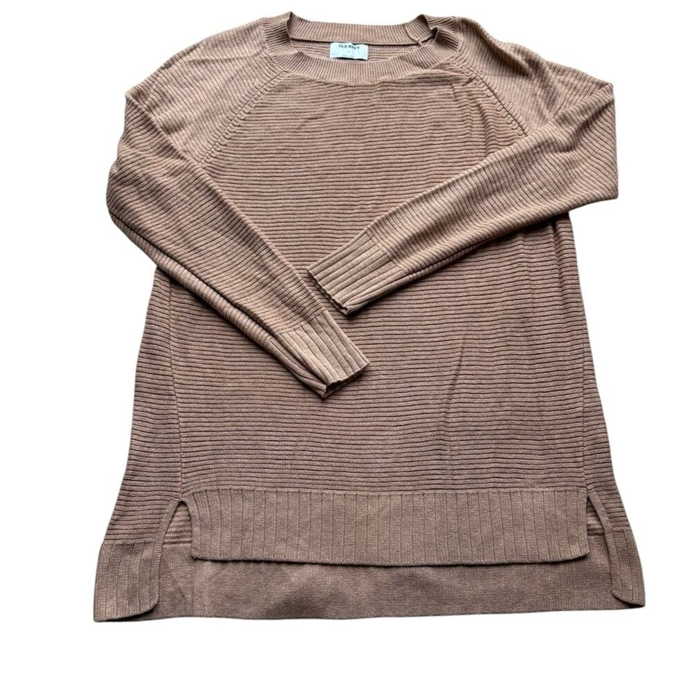 Old Navy Tan Ribbed Sweater